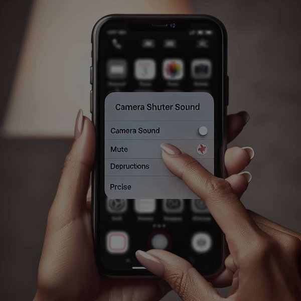 Comment désactiver le son de l'appareil photo sur iPhone ?