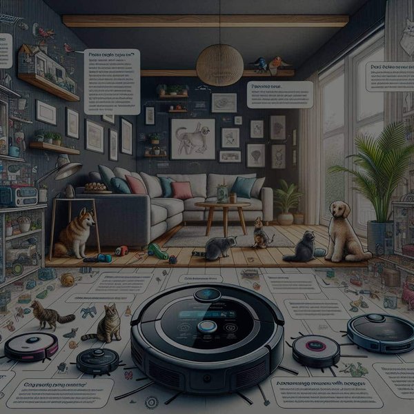 Comment choisir un aspirateur robot pour les maisons avec plusieurs animaux de compagnie ?