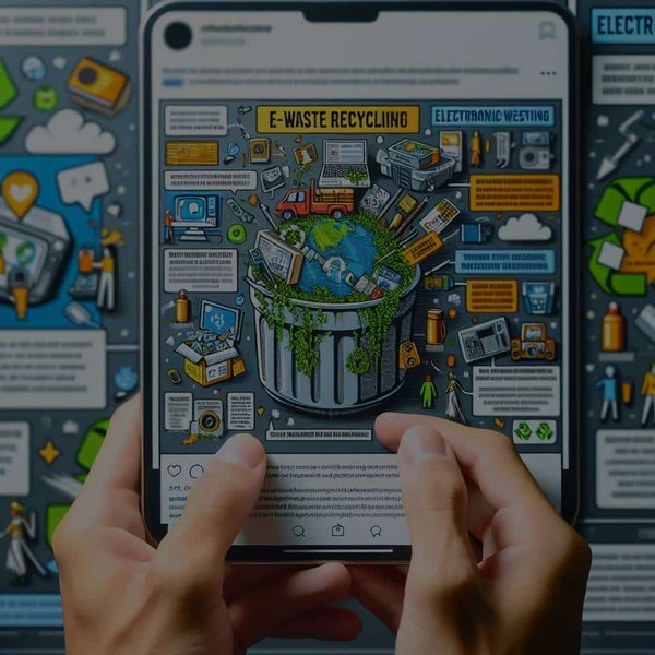 Comment créer une campagne de sensibilisation au recyclage des déchets électroniques via des réseaux sociaux ?