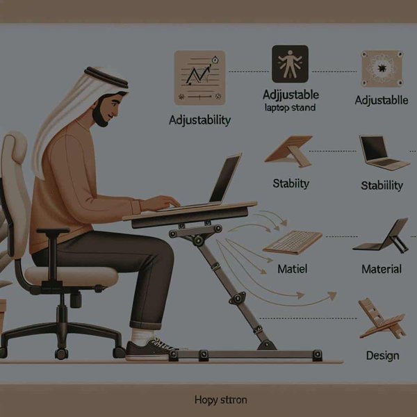 Comment choisir un support d'ordinateur portable ajustable pour améliorer la posture pendant le travail ?